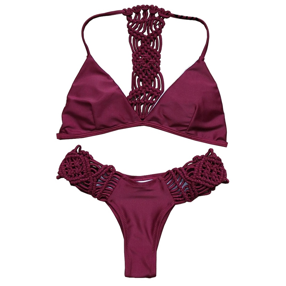 Crochet back Detail bikini 